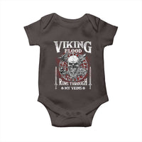 Viking Blood Runs Through My Veins Baby Onesie