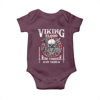 Viking Blood Runs Through My Veins Baby Onesie