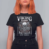 Viking Blood Runs Through My Veins T Shirt For Women
