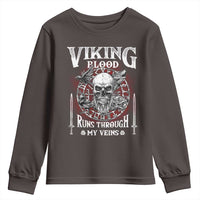 Viking Blood Runs Through My Veins Youth Sweatshirt