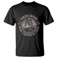 Viking Blood T Shirt Runs Through My Veins