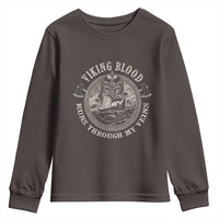 Viking Blood Youth Sweatshirt Runs Through My Veins