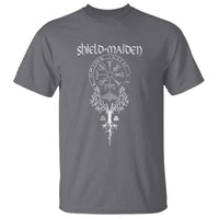 Shield Maiden T Shirt Female Warrior Scandinavian Folklore Mythology