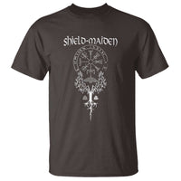 Shield Maiden T Shirt Female Warrior Scandinavian Folklore Mythology