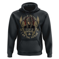 Shield Maiden Hoodie I Am The Danger Female Warrior Scandinavian Folklore Mythology