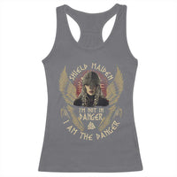 Shield Maiden Racerback Tank Top I Am The Danger Female Warrior Scandinavian Folklore Mythology