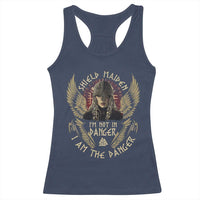 Shield Maiden Racerback Tank Top I Am The Danger Female Warrior Scandinavian Folklore Mythology