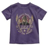 Shield Maiden Toddler T Shirt I Am The Danger Female Warrior Scandinavian Folklore Mythology