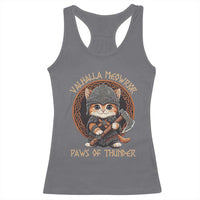 Viking Cat Racerback Tank Top Norse Mythology Cat Warrior
