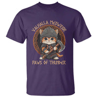 Viking Cat T Shirt Norse Mythology Cat Warrior