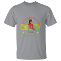 Juneteenth T Shirt Emancipation Day Black American Freedom June 19th 1865 - Wonder Print Shop