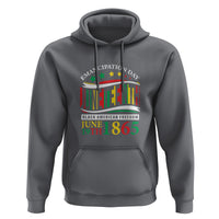 Juneteenth Hoodie Emancipation Day Black American Freedom June 19th 1865 - Wonder Print Shop