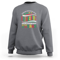 Juneteenth Sweatshirt Emancipation Day Black American Freedom June 19th 1865 - Wonder Print Shop