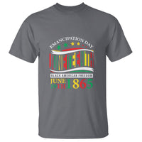 Juneteenth T Shirt Emancipation Day Black American Freedom June 19th 1865 - Wonder Print Shop