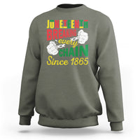 Juneteenth Sweatshirt Breaking Every Chain Since 1866 - Wonder Print Shop