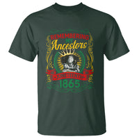 Juneteenth T Shirt Remembering My Ancestors Melanin Black Women - Wonder Print Shop
