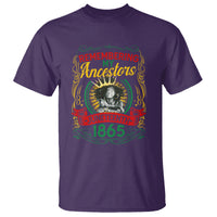 Juneteenth T Shirt Remembering My Ancestors Melanin Black Women - Wonder Print Shop