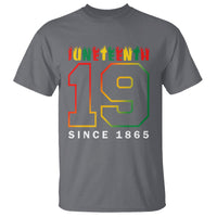 Juneteenth T Shirt 19th 1865 Melanin Black Freedom - Wonder Print Shop