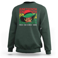 Juneteenth Sweatshirt Freeish Since 1865 Melanin Black Women - Wonder Print Shop