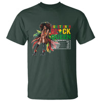Juneteenth T Shirt Black Queen Nutritional Facts - Wonder Print Shop
