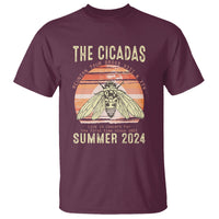 The Cicada Reunion U.S Tour 2024 T Shirt Broods XIII & XIX Summer Cicadas Concert Fest - Wonder Print Shop