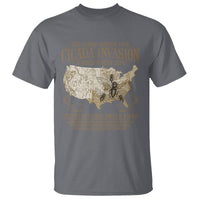 The Cicada Reunion U.S Tour 2024 T Shirt States Of Cicada Double Brood XIII & XIX American Map - Wonder Print Shop