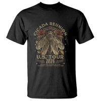 The Cicada Reunion U.S Tour 2024 T Shirt Broods XIII & XIX Vintage Cicadas Concert Fest - Wonder Print Shop