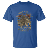 The Cicada Reunion U.S Tour 2024 T Shirt Broods XIII & XIX Vintage Cicadas Concert Fest - Wonder Print Shop