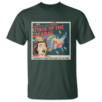 Funny Attack Of The Cicadas U.S Tour 2024 T Shirt - Wonder Print Shop