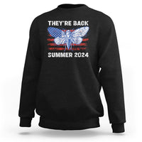 Cicada Invasion U.S Tour They're Back Summer 2024 Sweatshirt - Wonder Print Shop