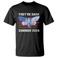 Cicada Invasion U.S Tour They're Back Summer 2024 T Shirt - Wonder Print Shop
