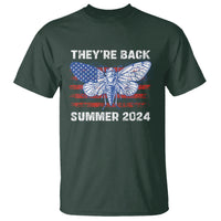 Cicada Invasion U.S Tour They're Back Summer 2024 T Shirt - Wonder Print Shop