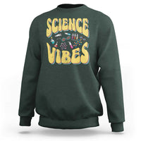 Science Vibes Back To School Retro Groovy Teacher Sweatshirt - Wonder Print Shop