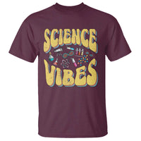Science Vibes Back To School Retro Groovy Teacher T Shirt - Wonder Print Shop