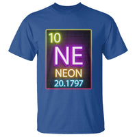 Chemistry Teacher Neon Periodic Table T Shirt - Wonder Print Shop