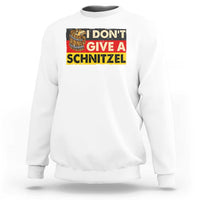 Oktoberfest Sweatshirt I Don't Give A Schnitzel German Beer - Wonder Print Shop
