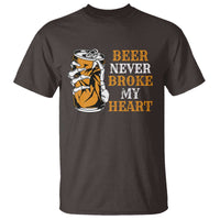 Funny Beer Lover T Shirt Beer Never Broke My Heart - Wonder Print Shop