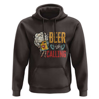 Funny Beer Is Calling Hoodie - Wonder Print Shop