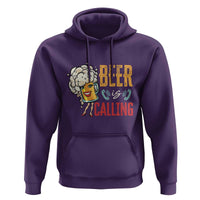 Funny Beer Is Calling Hoodie - Wonder Print Shop