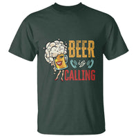 Funny Beer Is Calling T Shirt - Wonder Print Shop