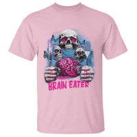 Horror Zombie T Shirt Braineater Eat Brain Scary Creepy Halloween - Wonder Print Shop