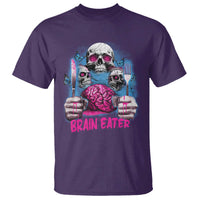 Horror Zombie T Shirt Braineater Eat Brain Scary Creepy Halloween - Wonder Print Shop
