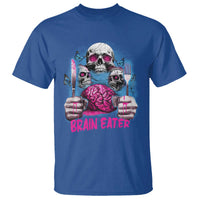 Horror Zombie T Shirt Braineater Eat Brain Scary Creepy Halloween - Wonder Print Shop