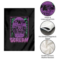 Horror Halloween Garden Flag Scream Creepy Skull - Wonder Print Shop