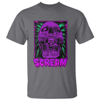 Horror Halloween T Shirt Scream Creepy Skull - Wonder Print Shop