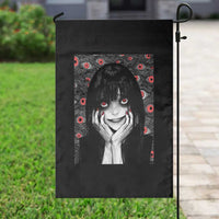 Horror Anime Girl Manga Creepy Halloween Garden Flag - Wonder Print Shop