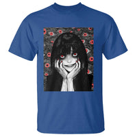 Horror Anime Girl Manga Creepy Halloween T Shirt - Wonder Print Shop