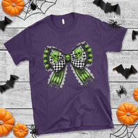 Coquette Halloween T Shirt Spooky Bow Skull - Wonder Print Shop