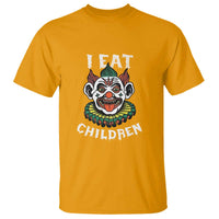 Halloween Clown T Shirt I Eat Children Spooky Mask - Wonder Print Shop