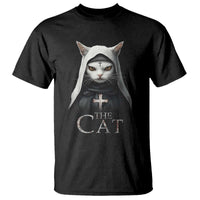 Halloween Cat T Shirt The Cat Nun Spooky - Wonder Print Shop